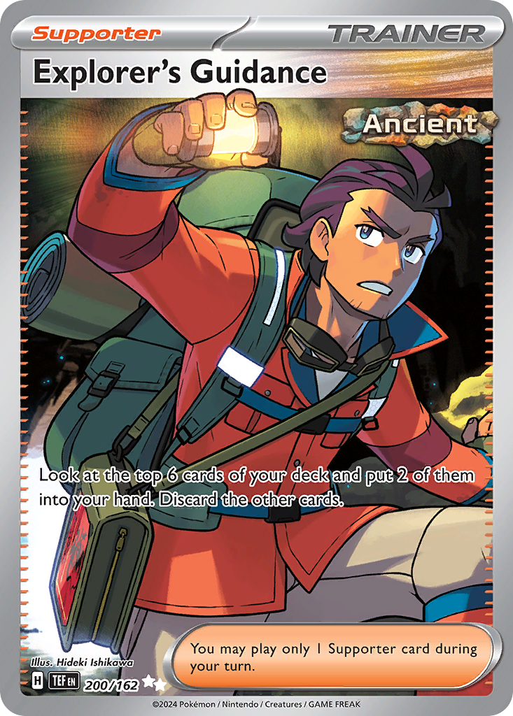 Explorer's Guidance 200/162 Ultra Rare | Temporal Forces | Pokemon Card
