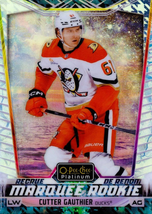 Cutter Gauthier #201 Anaheim Ducks | 2024-25 O-Pee-Chee Platinum | NHL Trading Card