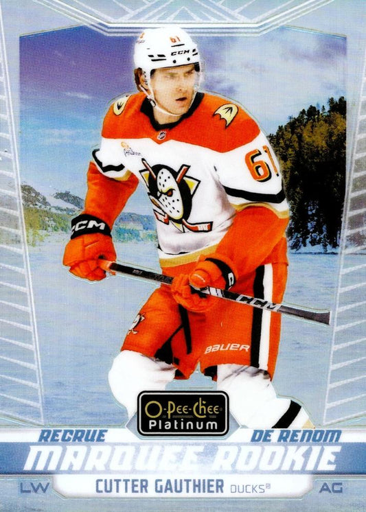 Cutter Gauthier #201 Anaheim Ducks | 2024-25 O-Pee-Chee Platinum | NHL Trading Card
