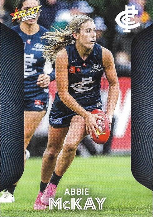 Abbie McKay #203 Carlton Blues | 2025 Select AFL Footy Stars | Trading Card