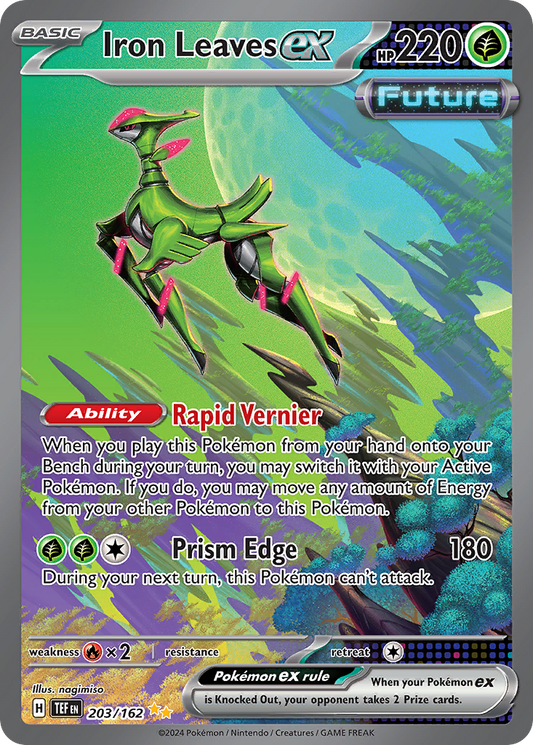 Iron Leaves ex 203/162 Special Illustration Rare | Temporal Forces | Pokemon Card