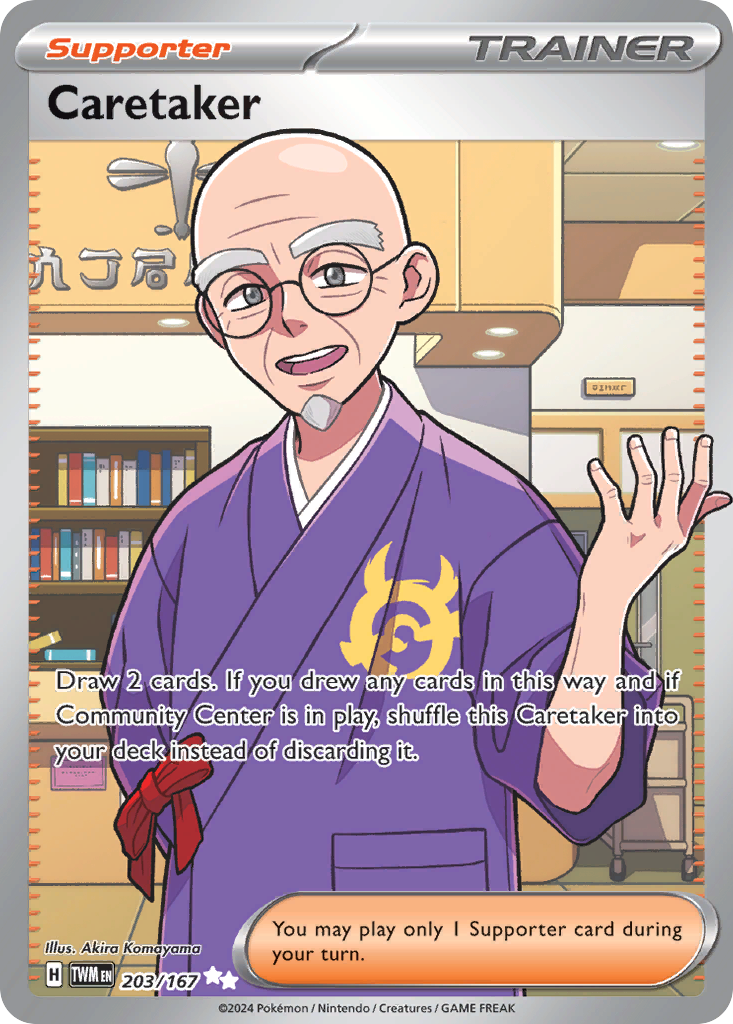Caretaker 203/167 Ultra Rare | Twilight Masquerade | Pokemon Card