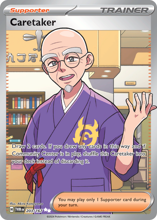 Caretaker 203/167 Ultra Rare | Twilight Masquerade | Pokemon Card