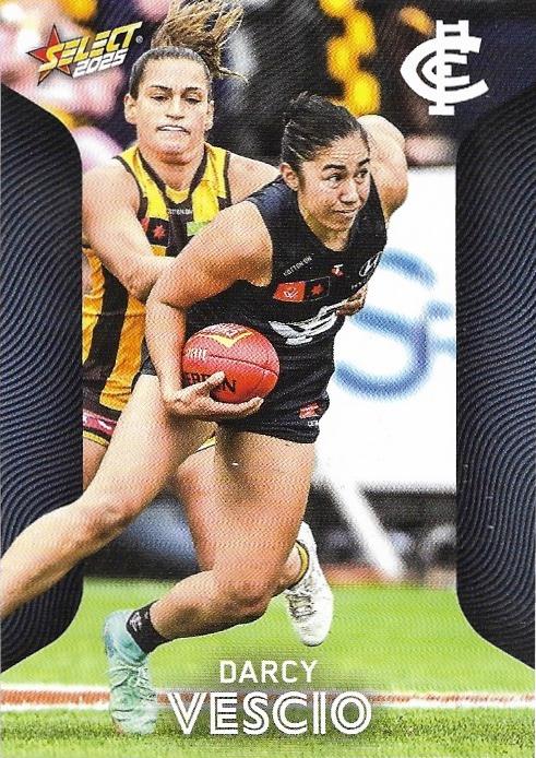 Darcy Vescio #204 Carlton Blues | 2025 Select AFL Footy Stars | Trading Card