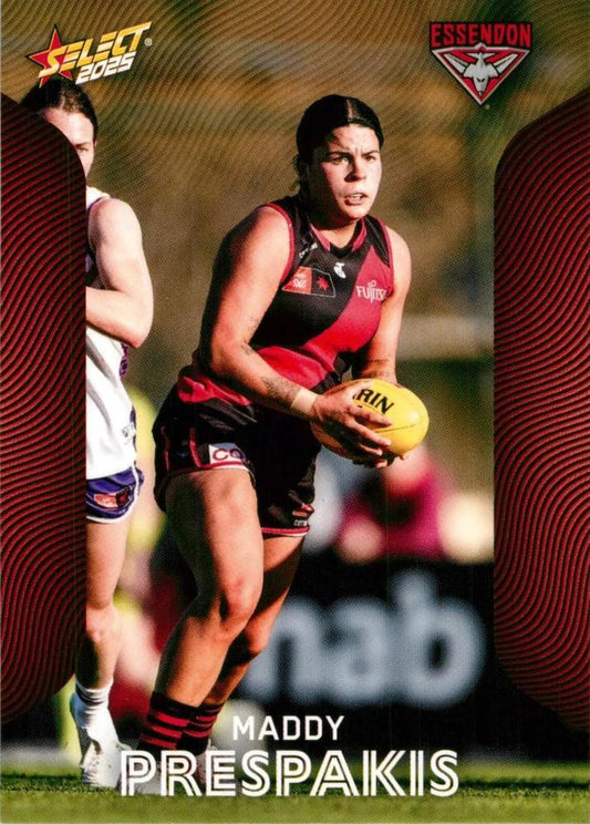 Maddy Prespakis #207 Essendon Bombers | 2025 Select AFL Footy Stars | Trading Card