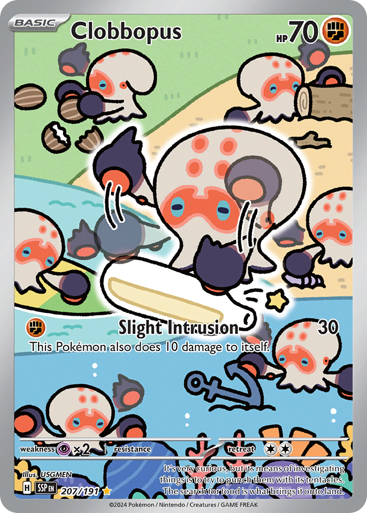 Clobbopus 207/191 Illustration Rare | Surging Sparks | Pokemon Card
