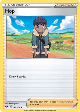 Hop 165/202 Reverse Holo | Sword & Shield | Pokemon Card