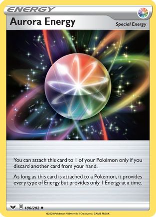 Aurora Energy 186/202 Reverse Holo | Sword & Shield | Pokemon Card