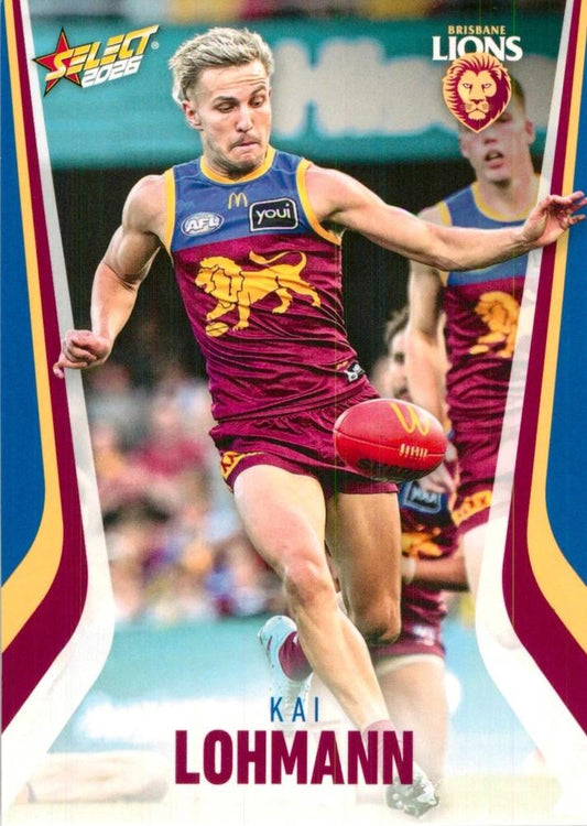 Kai Lohmann #20 Brisbane Lions | 2026 Select AFL Footy Stars | Trading Card