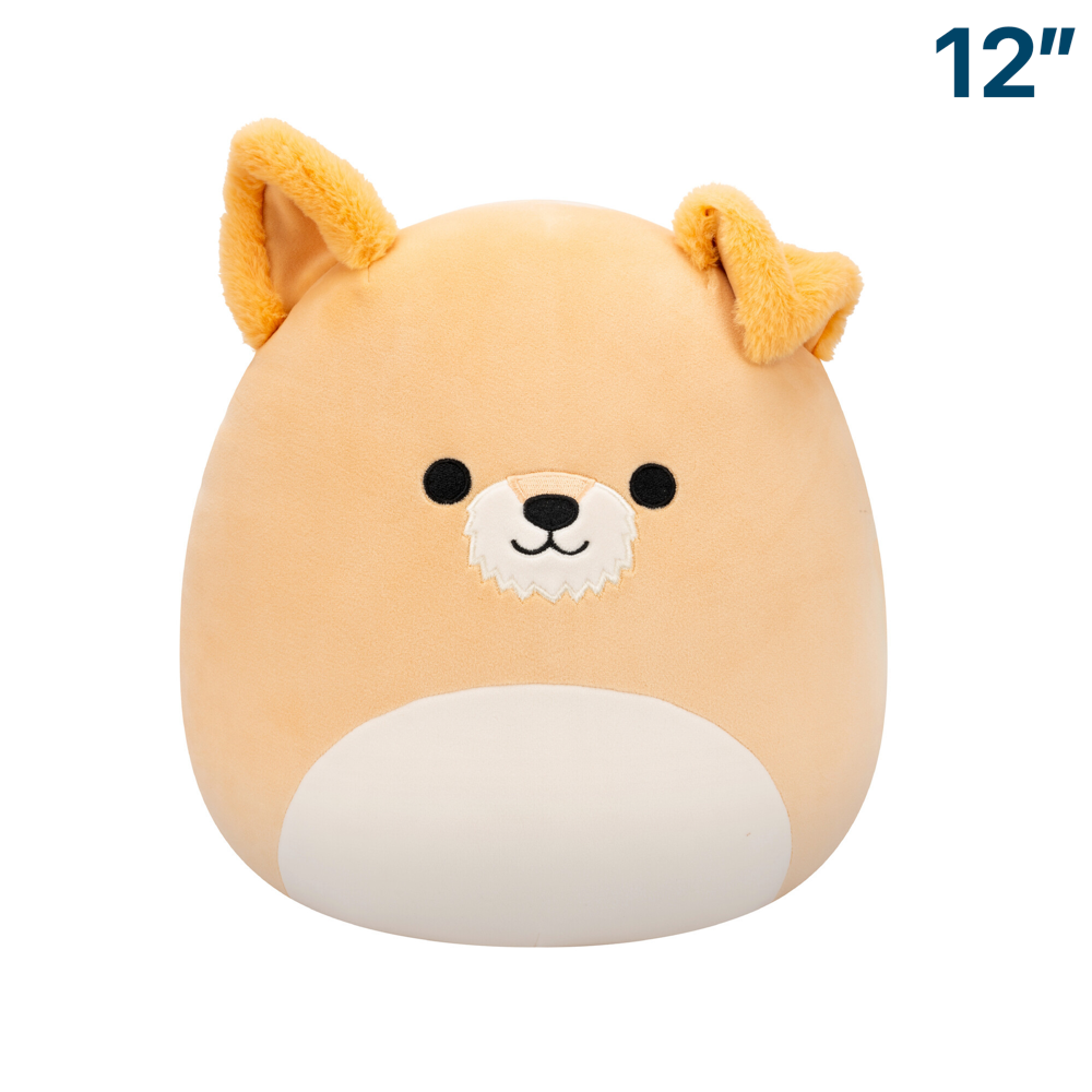 Cooper the Tan Schnauzer Dog ~ 12" Squishmallow Plush