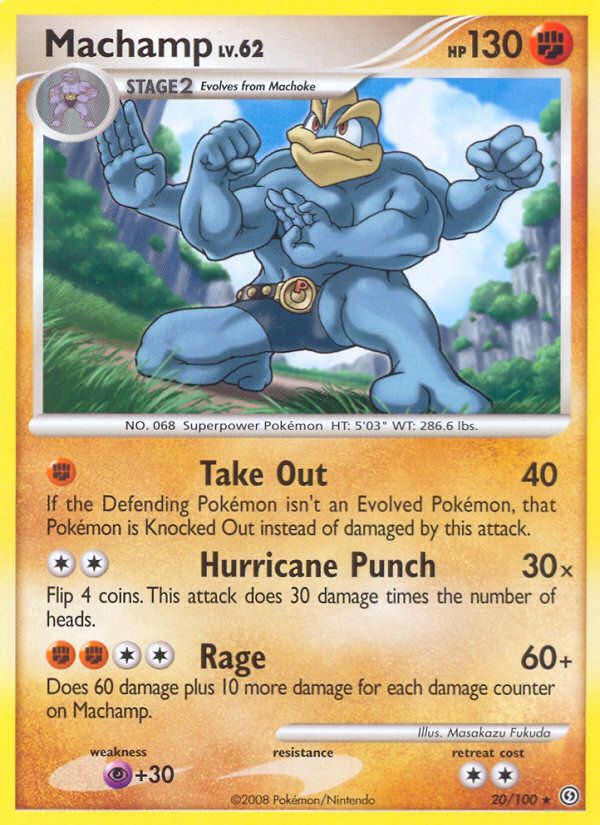 Machamp 20/100 Rare | Stormfront | Pokemon Card