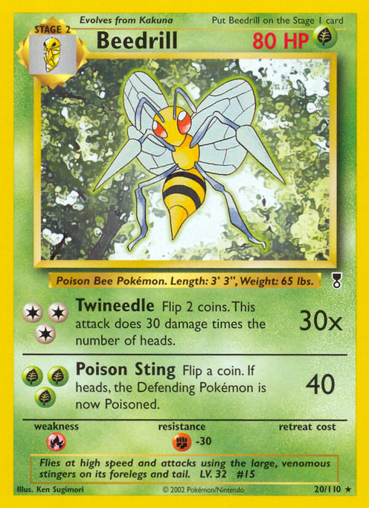 Beedrill 20/110 Rare | Legendary Collection | Pokemon Card
