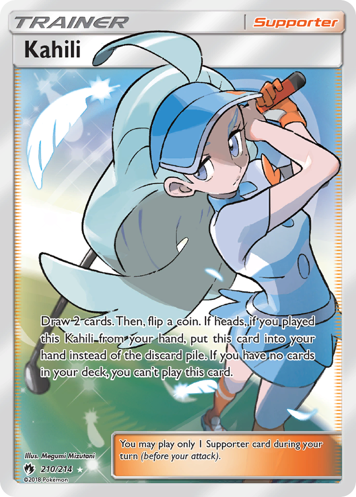 Kahili 210/214 Rare Ultra | Lost Thunder | Pokemon Card