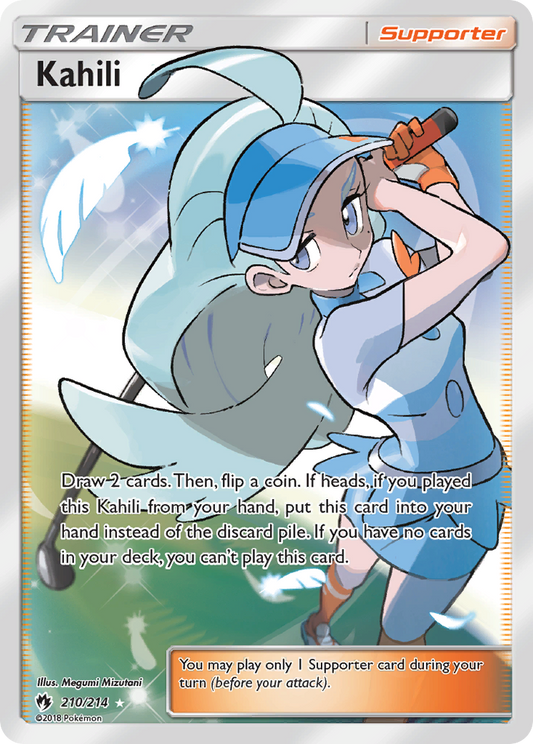 Kahili 210/214 Rare Ultra | Lost Thunder | Pokemon Card