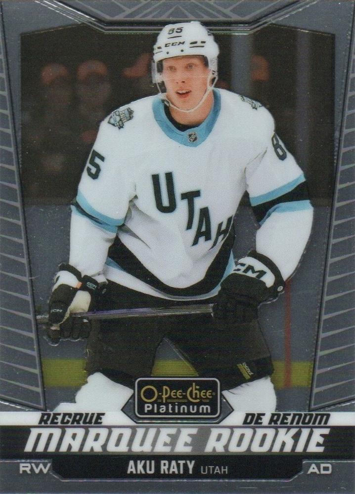 Aku Raty #211 Utah Hockey Club | 2024-25 O-Pee-Chee Platinum | NHL Trading Card