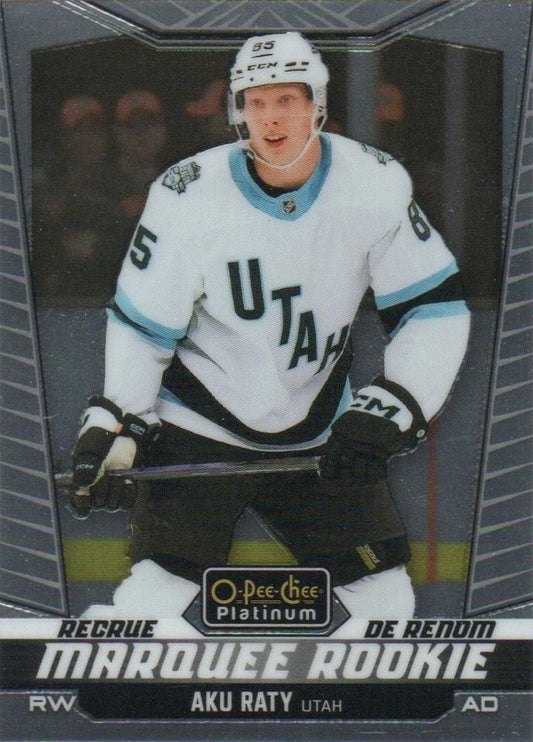 Aku Raty #211 Utah Hockey Club | 2024-25 O-Pee-Chee Platinum | NHL Trading Card