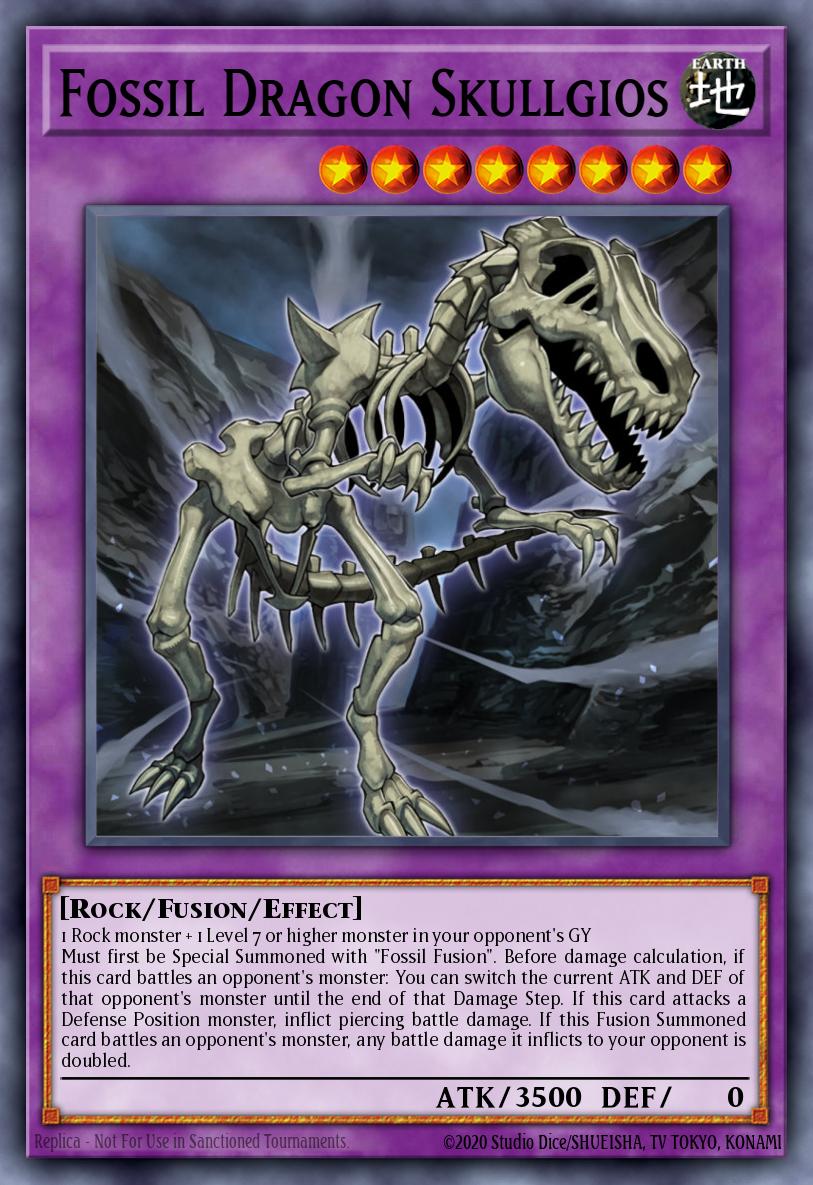 Fossil Dragon Skullgios - BLAR-EN009 Secret Rare