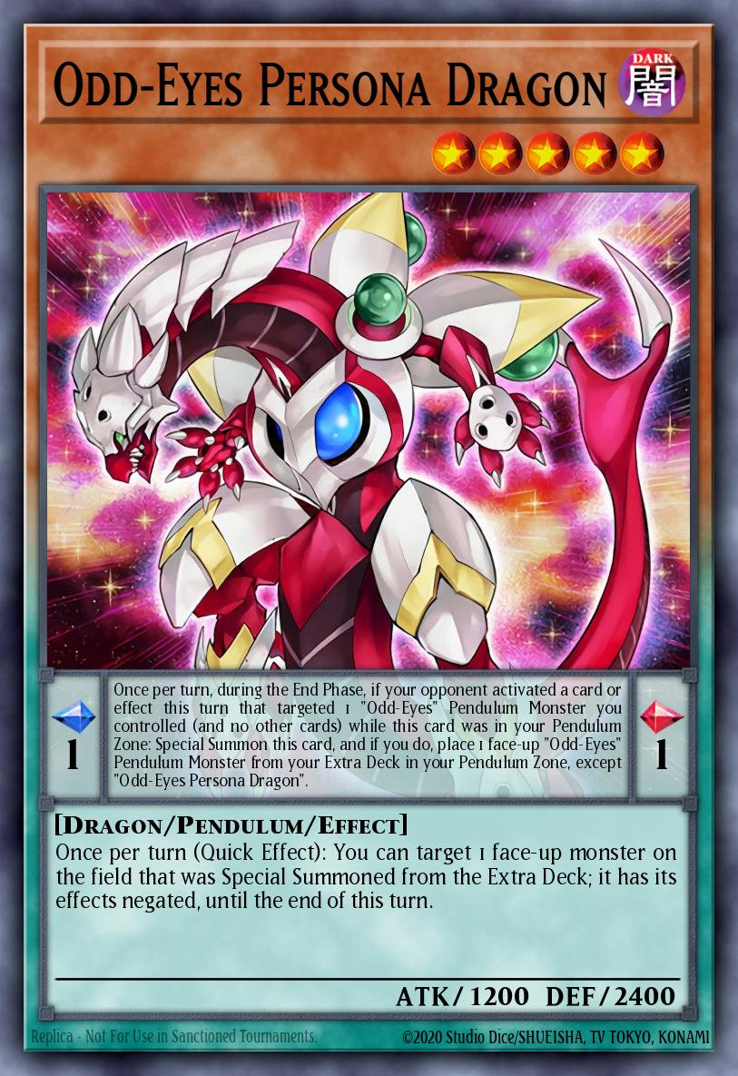 OddEyes Persona Dragon - BLCR-EN074 Secret Rare