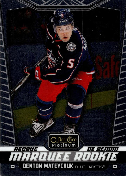 Denton Mateychuk #213 Columbus Blue Jackets | 2024-25 O-Pee-Chee Platinum | NHL Trading Card