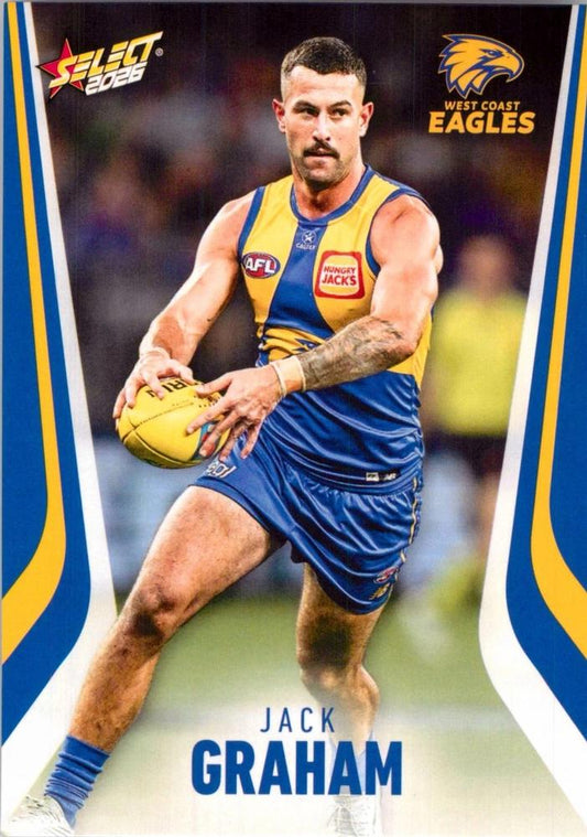 Jack Graham #213 West Coast Eagles | 2026 Select AFL Footy Stars | Trading Card