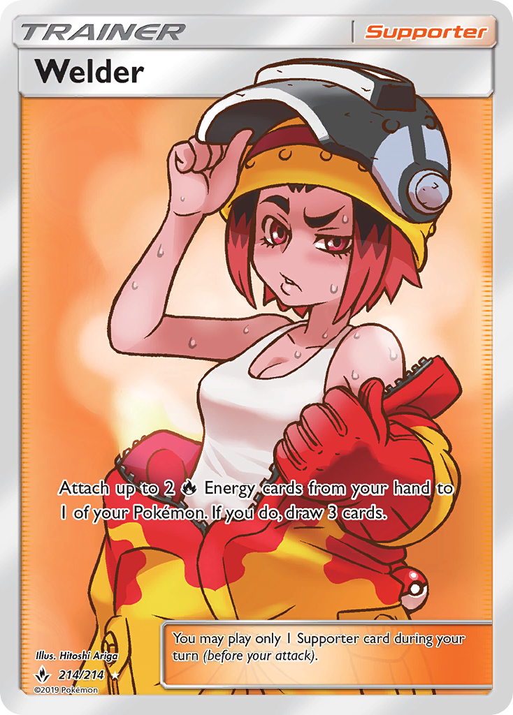 Welder 214/214 Rare Ultra | Unbroken Bonds | Pokemon Card