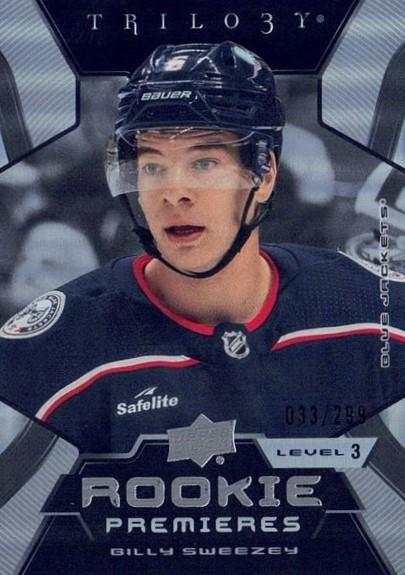 Billy Sweezey #215 Columbus Blue Jackets | 2023-24 Upper Deck Trilogy | NHL Trading Card