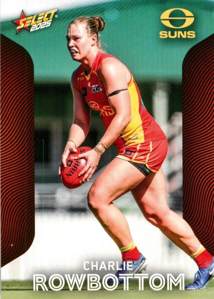 Charlie Rowbottom #215 Gold Coast Suns | 2025 Select AFL Footy Stars | Trading Card