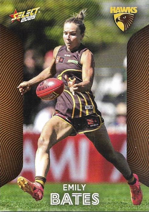 Emily Bates #217 Hawthorn Hawks | 2025 Select AFL Footy Stars | Trading Card