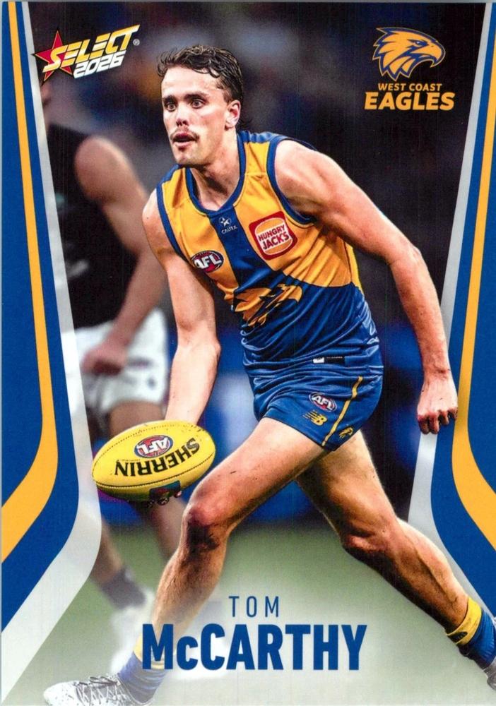Tom McCarthy #217 West Coast Eagles | 2026 Select AFL Footy Stars | Trading Card