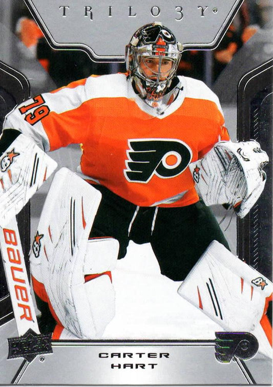 Carter Hart #21 Philadelphia Flyers | 2023-24 Upper Deck Trilogy | NHL Trading Card