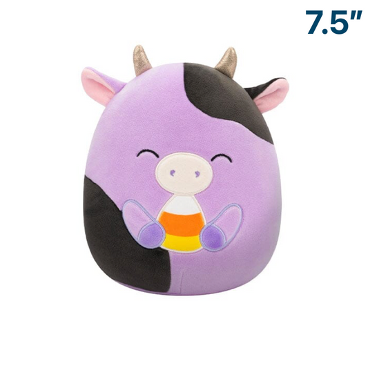 Alexie The Cow with Candy Corn ~ Halloween 7.5" Squishmallow Plush