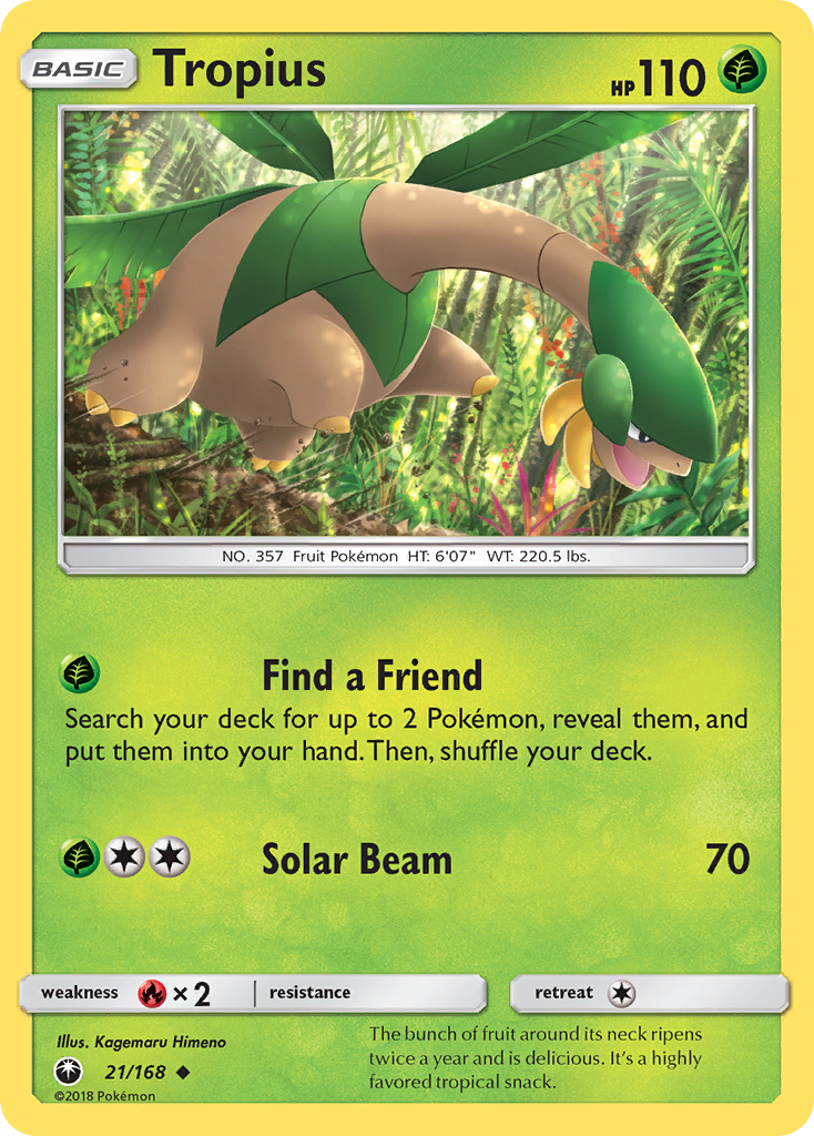 Tropius 21/168 Uncommon | Celestial Storm | Pokemon Card