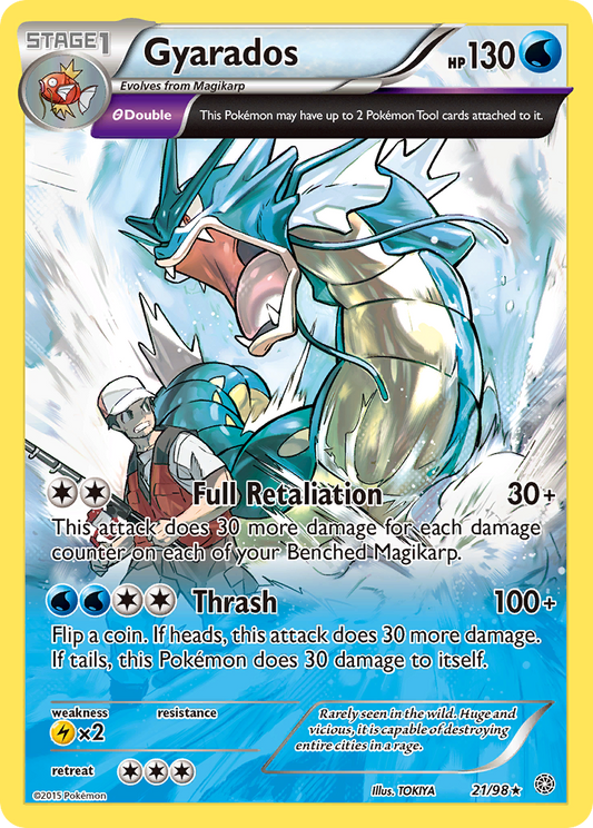 Gyarados 21/98 Rare Holo | Ancient Origins | Pokemon Card
