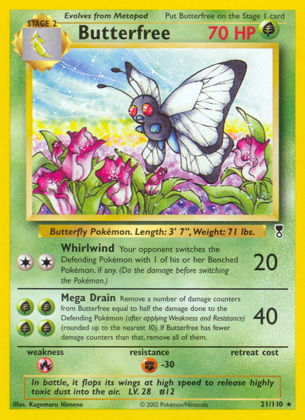 Butterfree 21/110 Rare | Legendary Collection | Pokemon Card