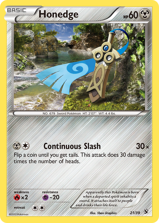 Honedge 21/39 | Kalos Starter Set | Pokemon Card