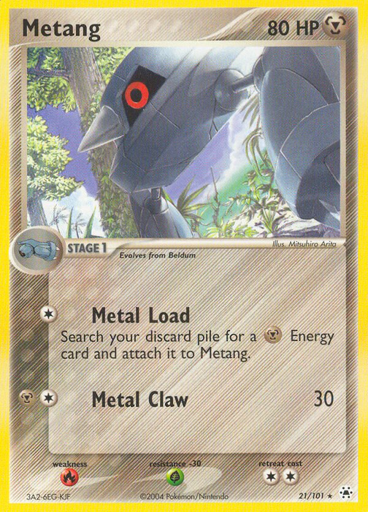 Metang 21/101 Rare | Hidden Legends | Pokemon Card