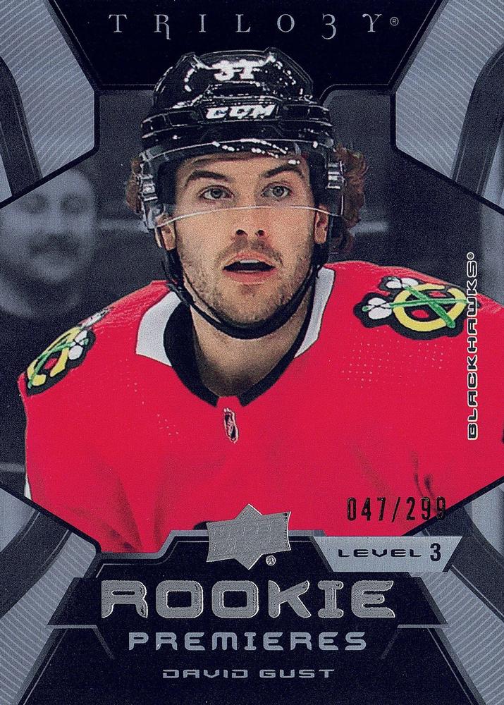 David Gust #220 Chicago Blackhawks | 2023-24 Upper Deck Trilogy | NHL Trading Card