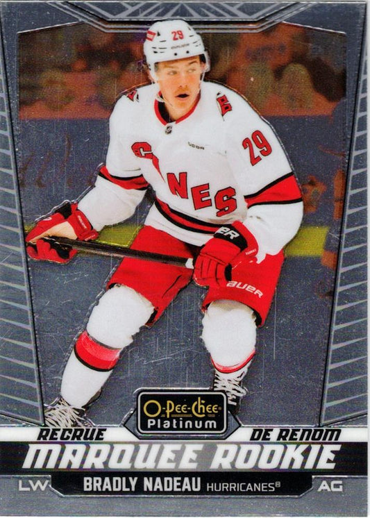 Bradly Nadeau #220 Carolina Hurricanes | 2024-25 O-Pee-Chee Platinum | NHL Trading Card