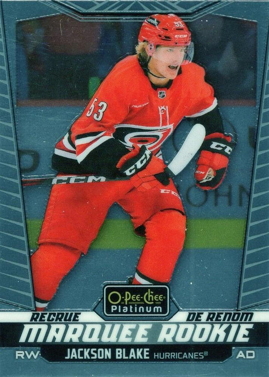 Jackson Blake #221 Carolina Hurricanes | 2024-25 O-Pee-Chee Platinum | NHL Trading Card