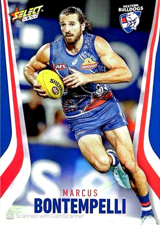 Marcus Bontempelli #222 Western Bulldogs | 2026 Select AFL Footy Stars | Trading Card