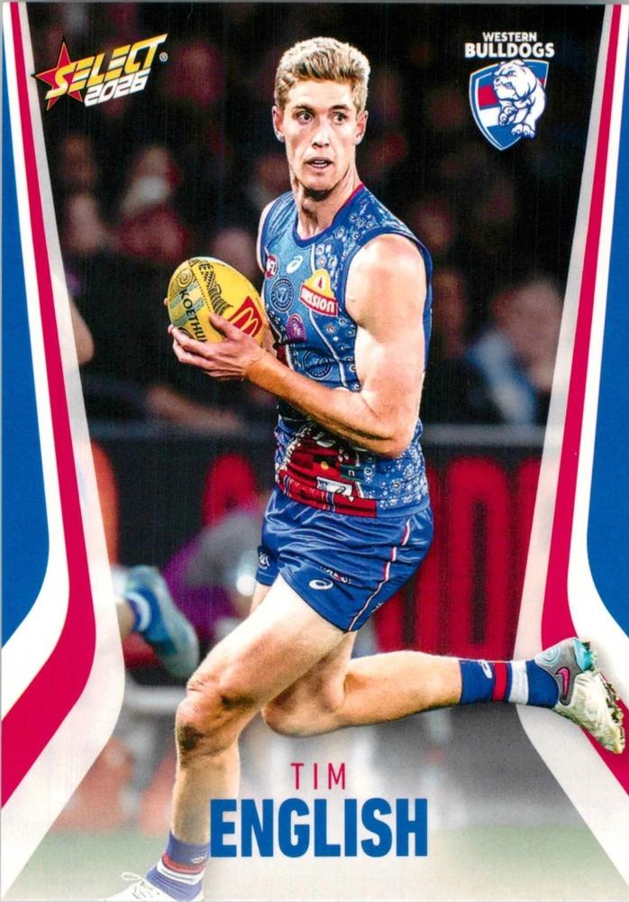 Tim English #225 Western Bulldogs | 2026 Select AFL Footy Stars | Trading Card
