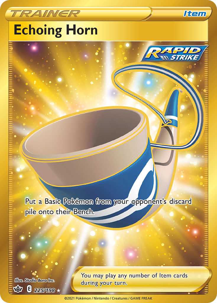 Echoing Horn 225/198 Rare Secret | Chilling Reign | Pokemon Card