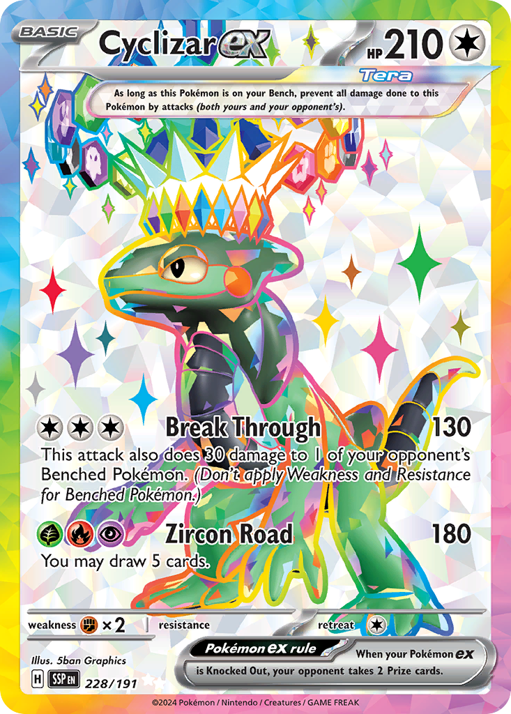 Cyclizar ex 228/191 Ultra Rare | Surging Sparks | Pokemon Card