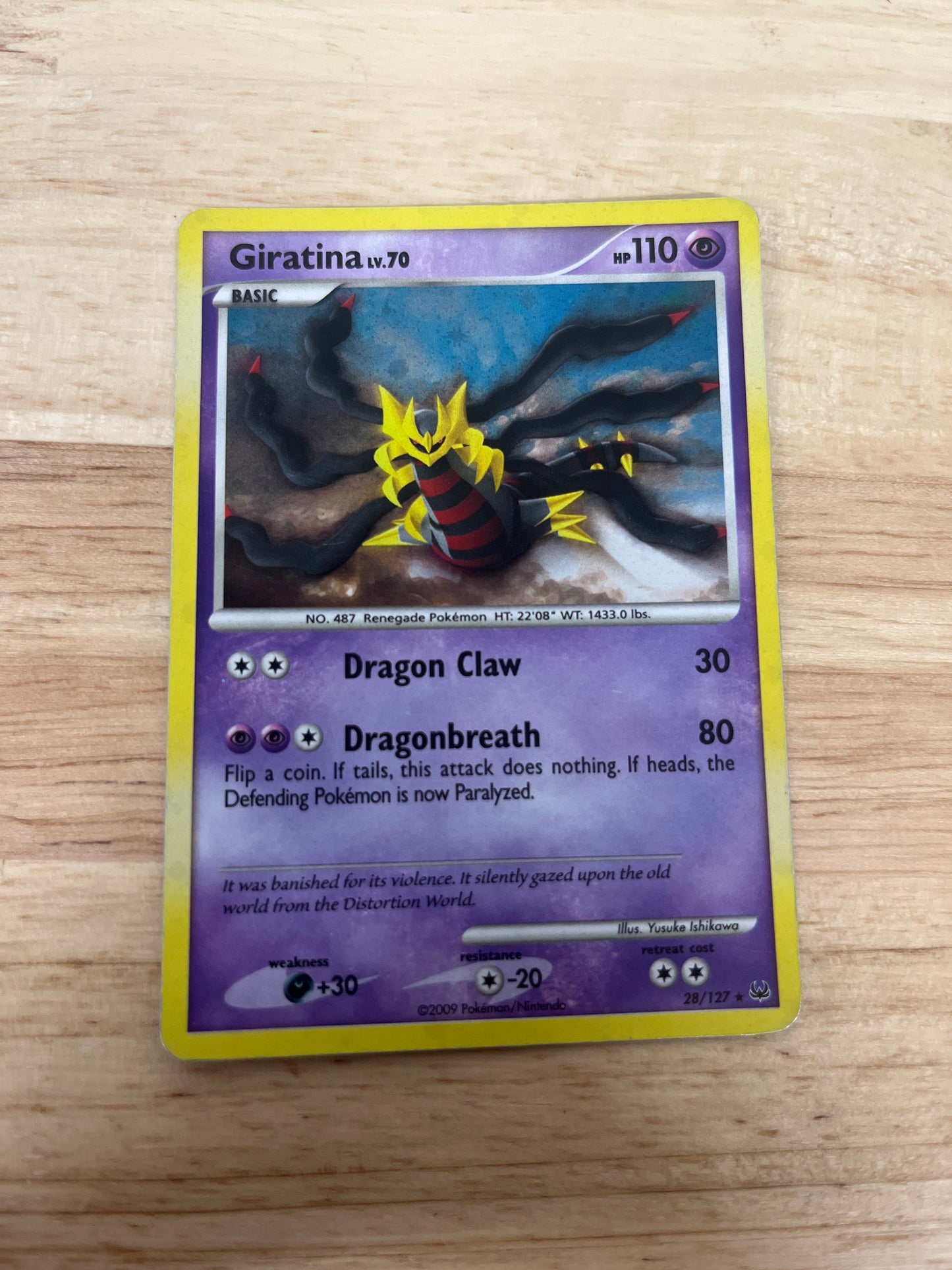 Giratina 28/127 Rare | Platinum | Pokemon Card