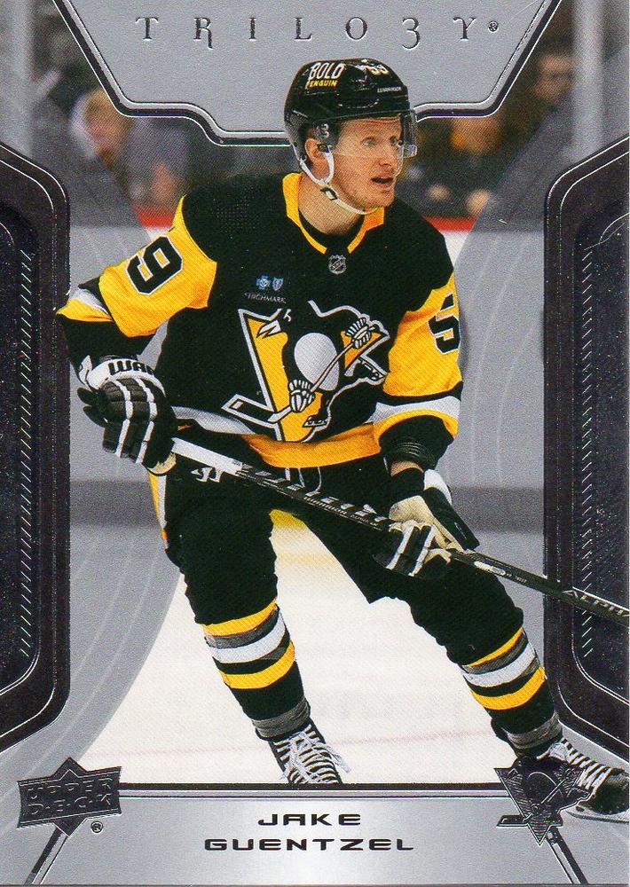Jake Guentzel #22 Pittsburgh Penguins | 2023-24 Upper Deck Trilogy | NHL Trading Card