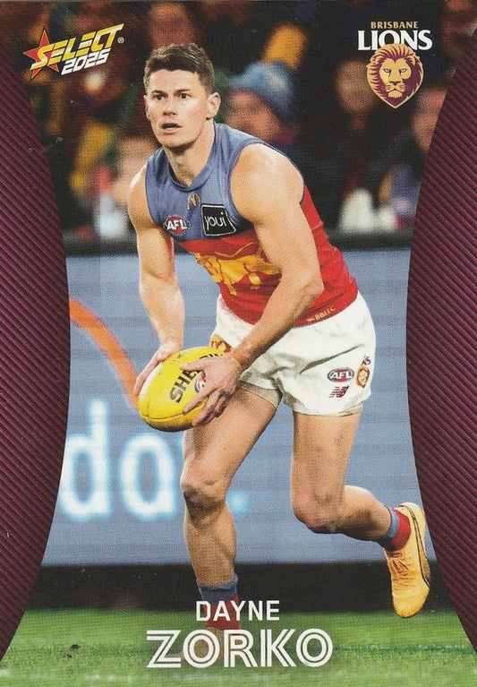 Dayne Zorko #22 Brisbane Lions | 2025 Select AFL Footy Stars | Trading Card