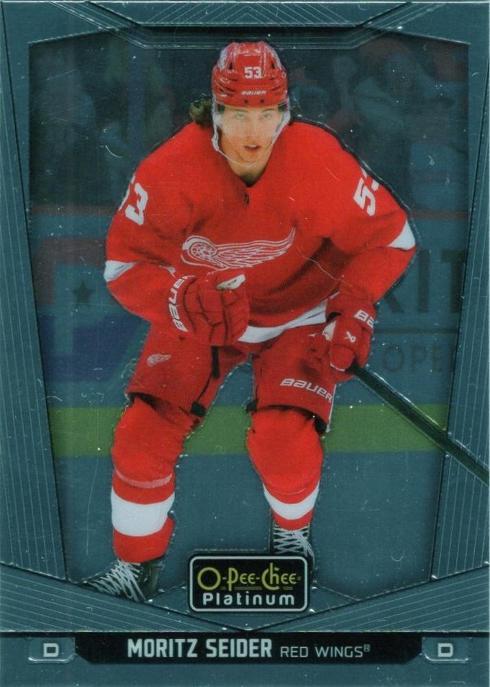 Moritz Seider #22 Detroit Red Wings | 2024-25 O-Pee-Chee Platinum | NHL Trading Card