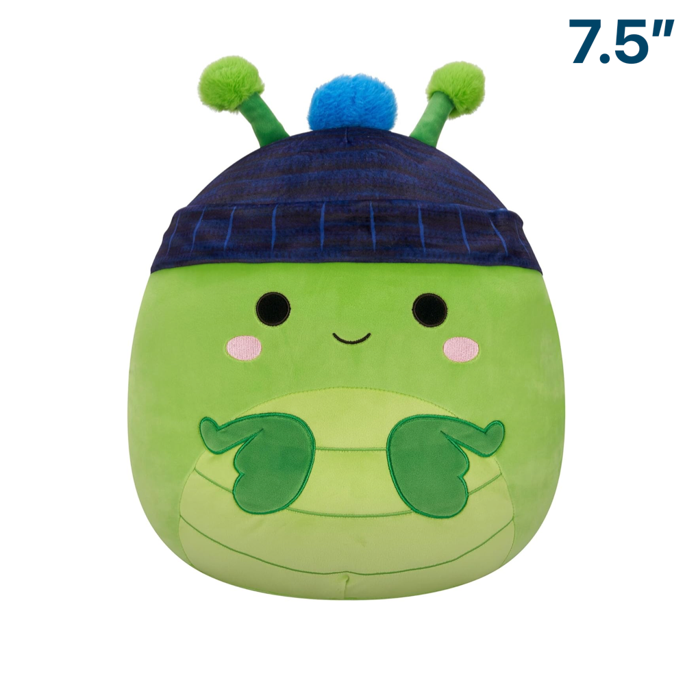 Trenton the Grasshopper Hat ~ 7.5" Squishmallow Plush