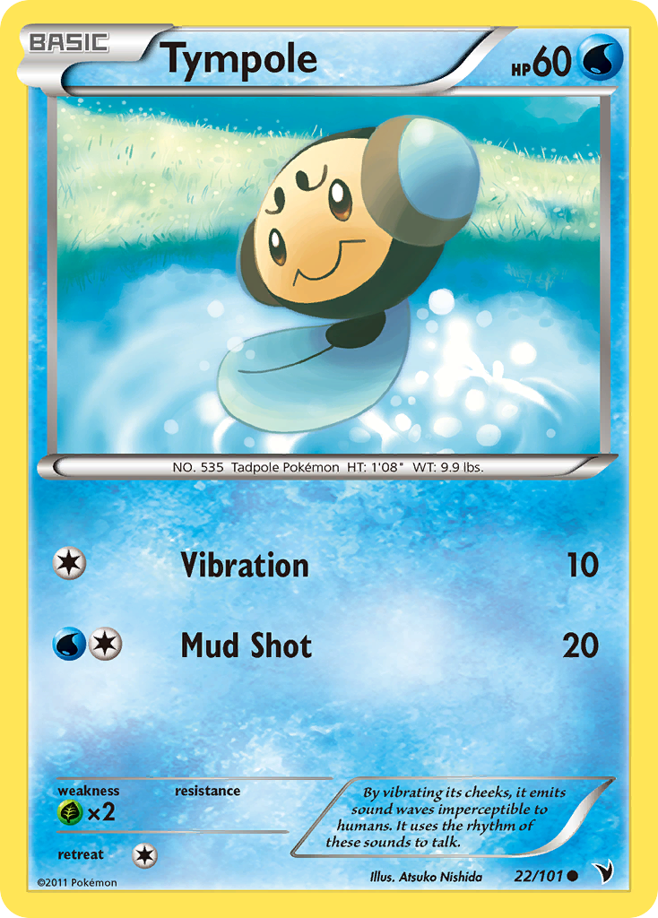 Tympole 22/101 Common | Noble Victories | Pokemon Card