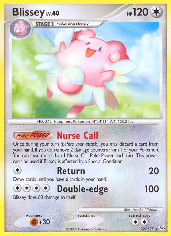 Blissey 22/127 Rare | Platinum | Pokemon Card